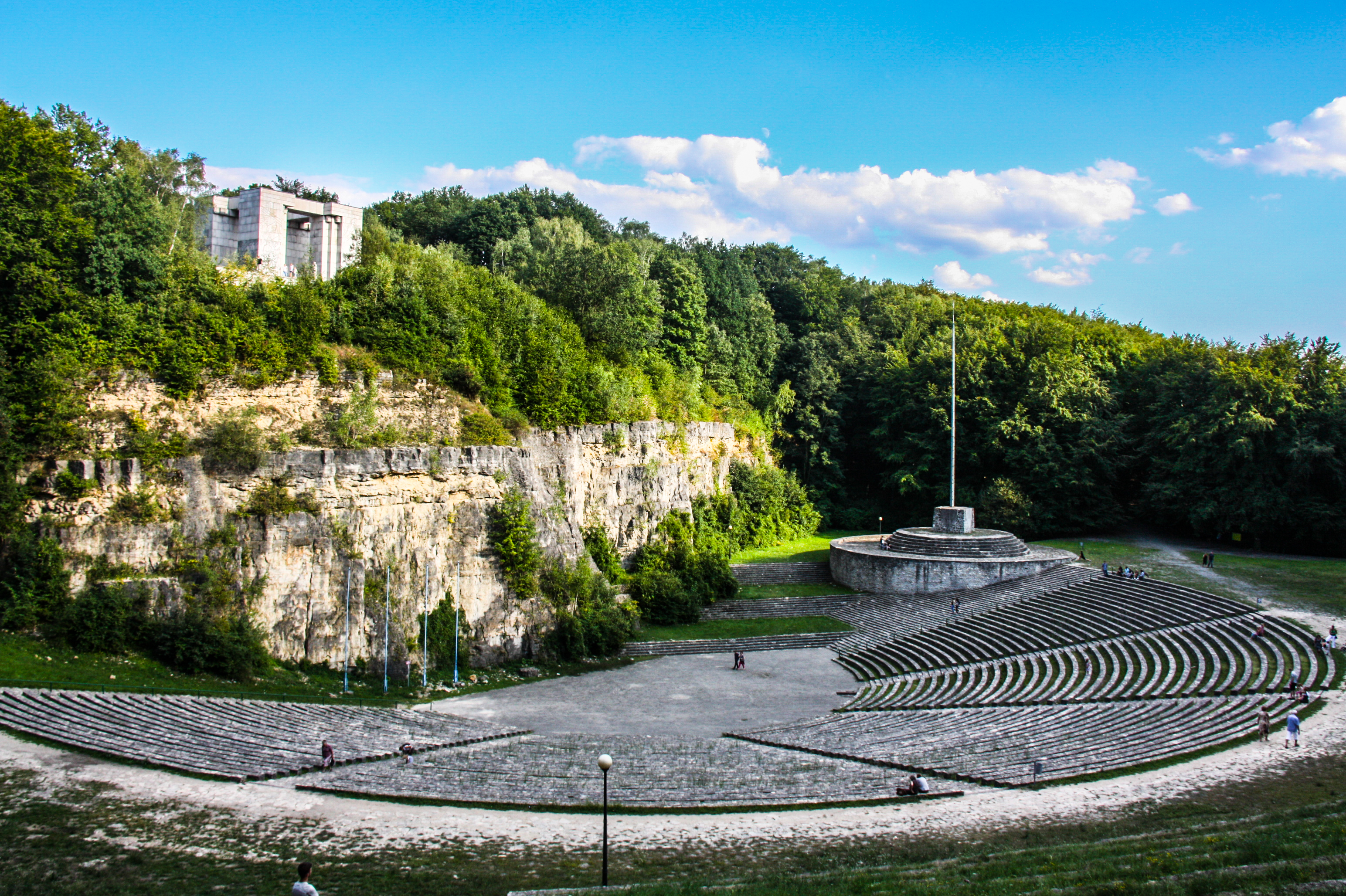 Park Krajobrazowy Góra Świętej Anny — amfiteatr i wzgórza